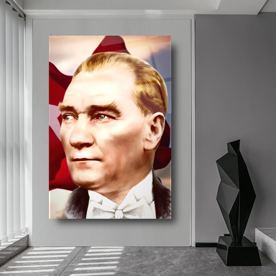 Atatürk Dikey Cam Tablo