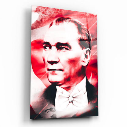 Atatürk Dikey Cam Tablo