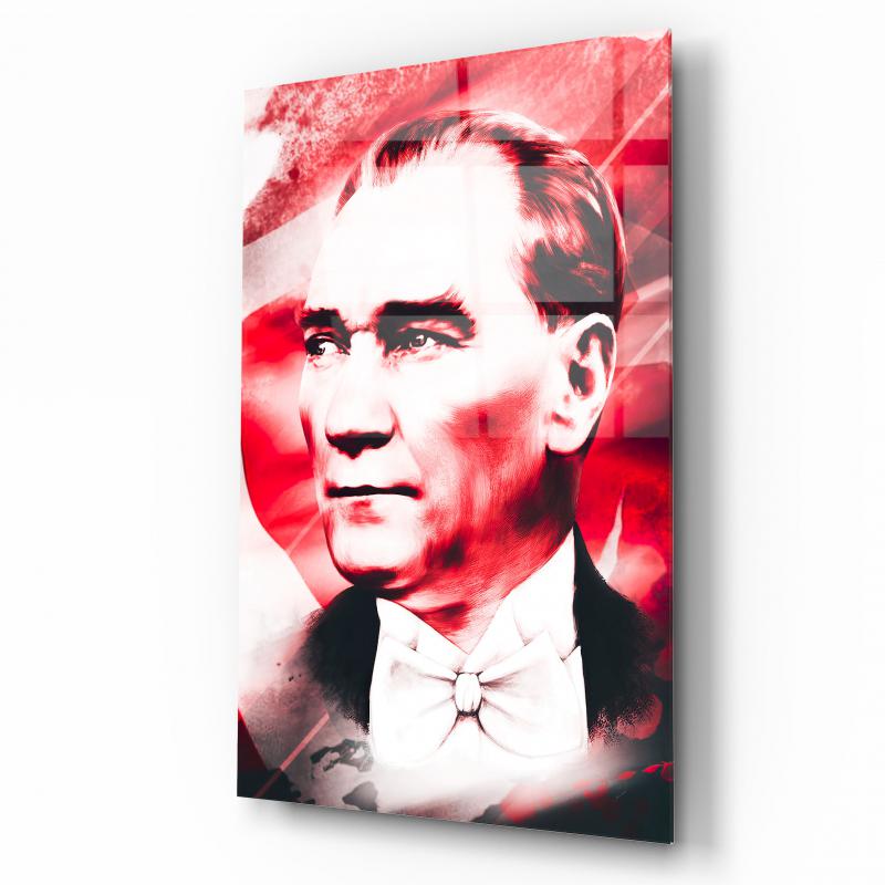 Atatürk Dikey Cam Tablo