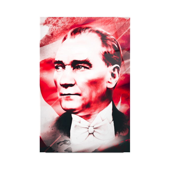 Atatürk Dikey Cam Tablo
