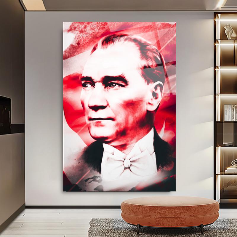 Atatürk Dikey Cam Tablo