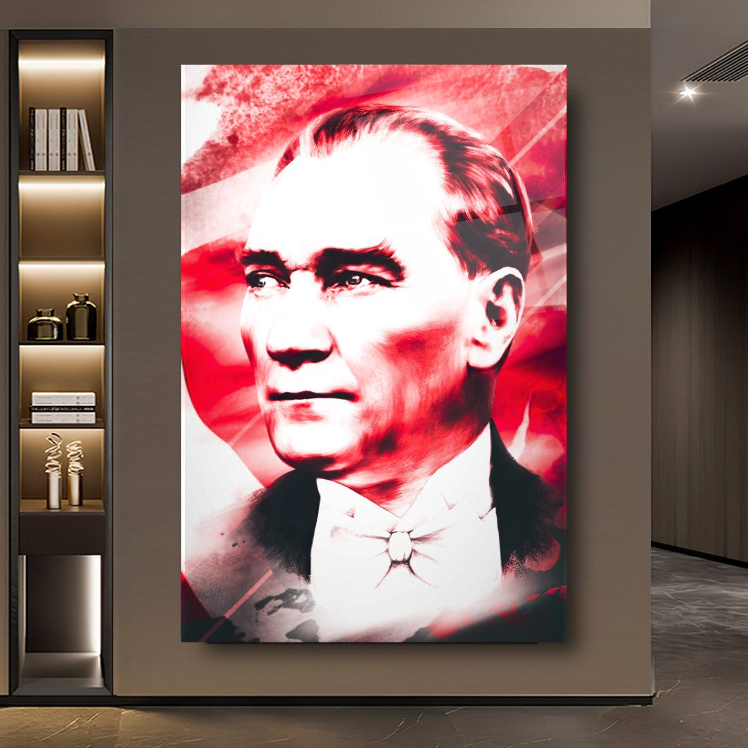 Atatürk Dikey Cam Tablo