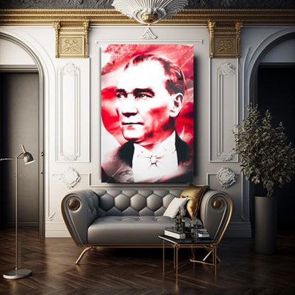 Atatürk Dikey Cam Tablo