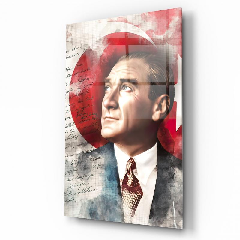 Atatürk Dikey Cam Tablo