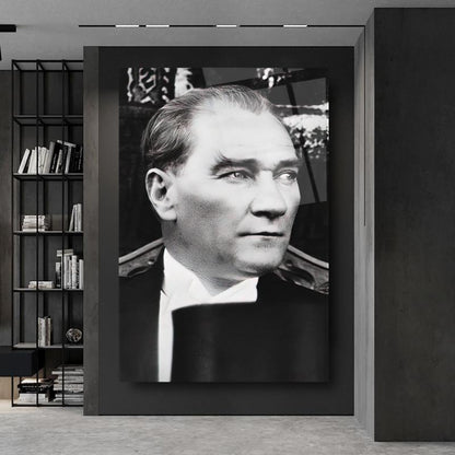 Atatürk Dikey Cam Tablo
