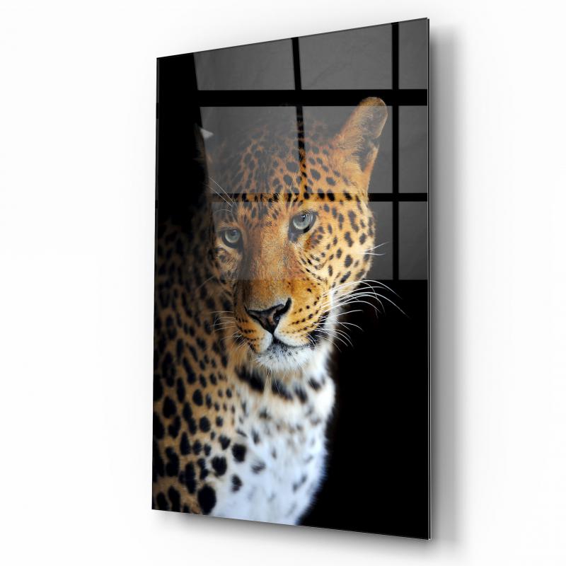Leopar Dikey Cam Tablo