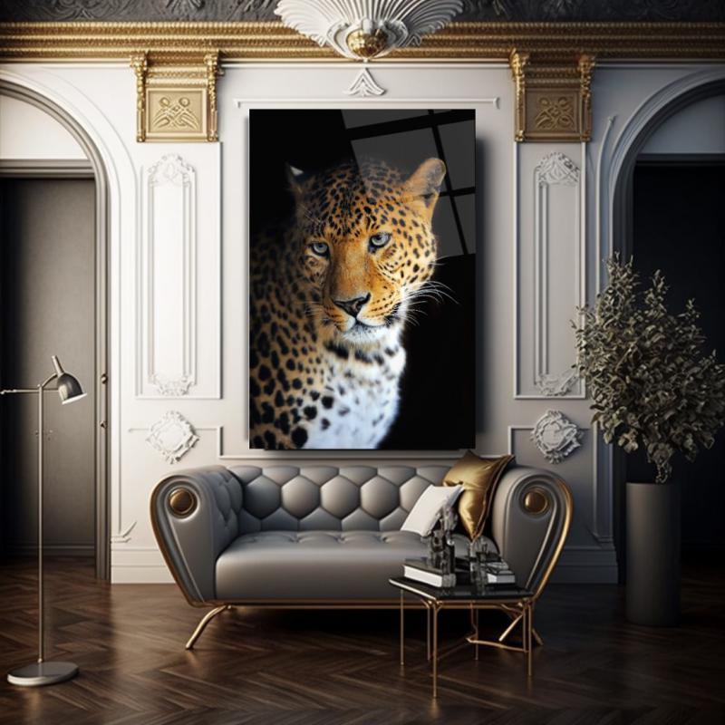 Leopar Dikey Cam Tablo
