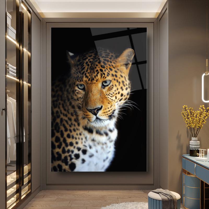Leopar Dikey Cam Tablo
