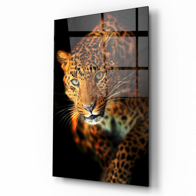 Leopar Dikey Cam Tablo