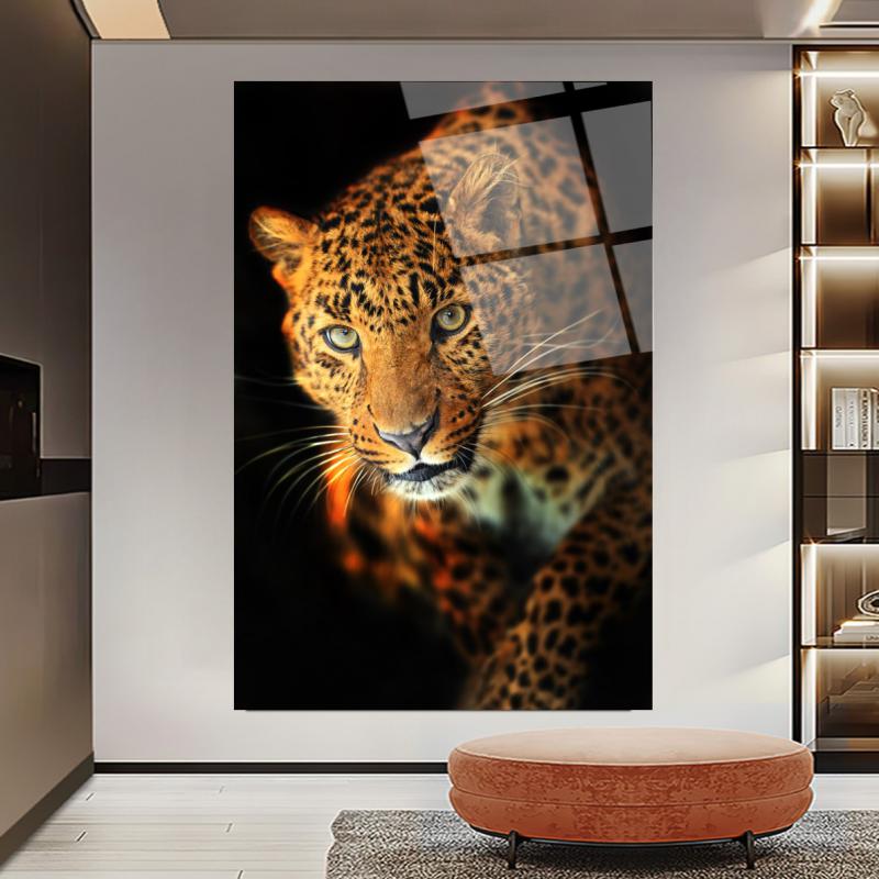 Leopar Dikey Cam Tablo