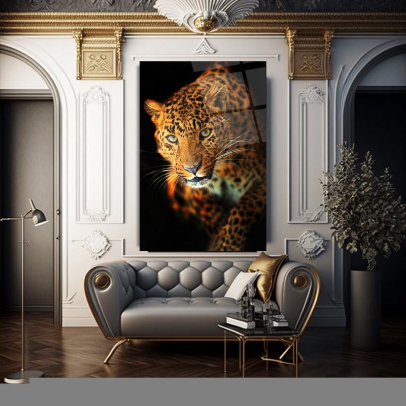 Leopar Dikey Cam Tablo