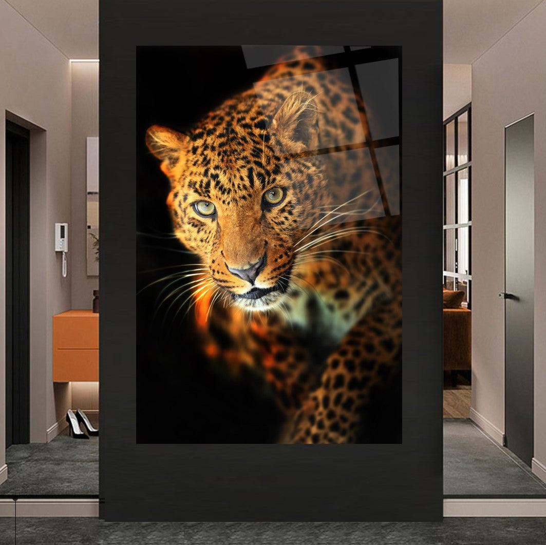 Leopar Dikey Cam Tablo