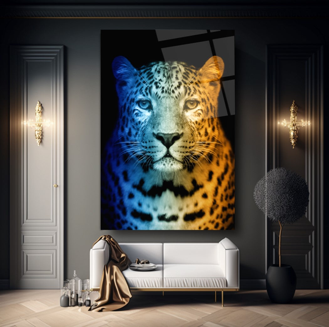 Leopar Dikey Cam Tablo