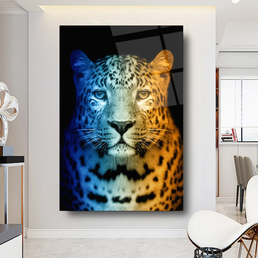 Leopar Dikey Cam Tablo