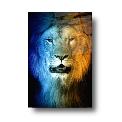Aslan Dikey Cam Tablo
