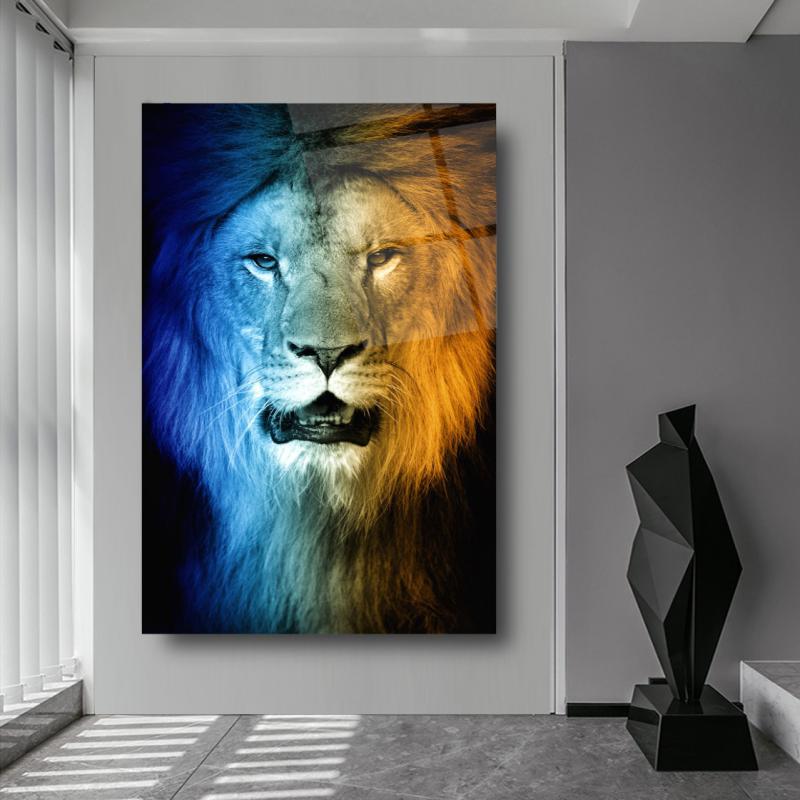 Aslan Dikey Cam Tablo