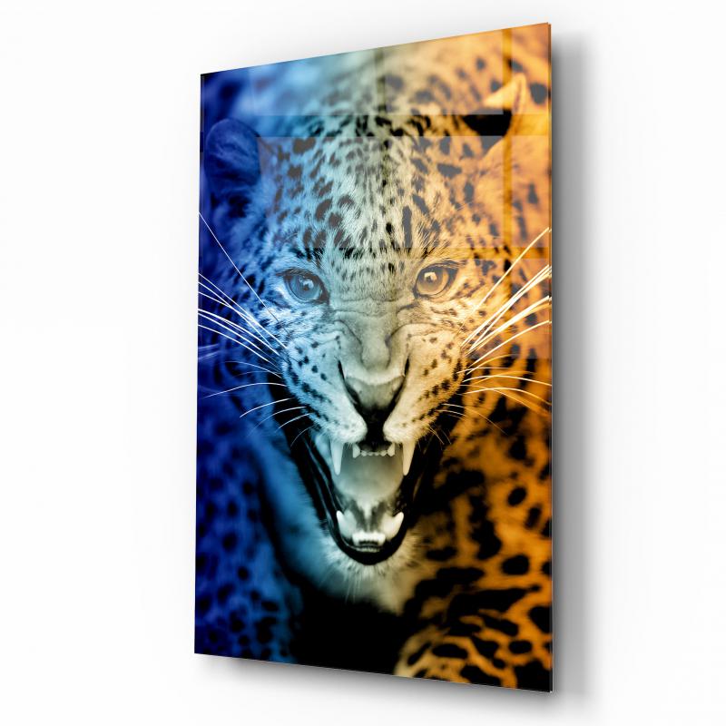 Leopar Dikey Cam Tablo