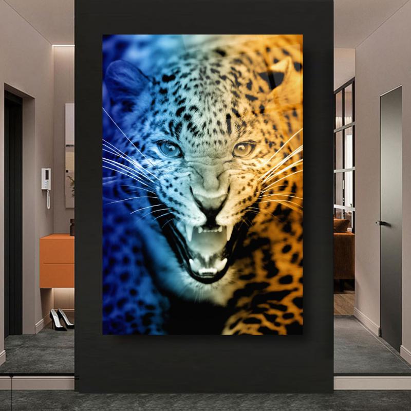 Leopar Dikey Cam Tablo