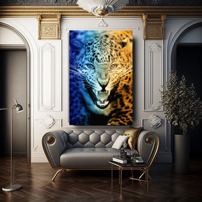Leopar Dikey Cam Tablo
