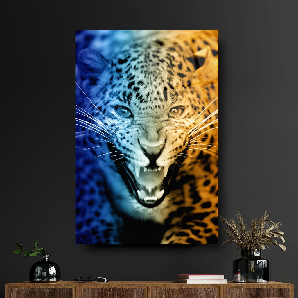 Leopar Dikey Cam Tablo