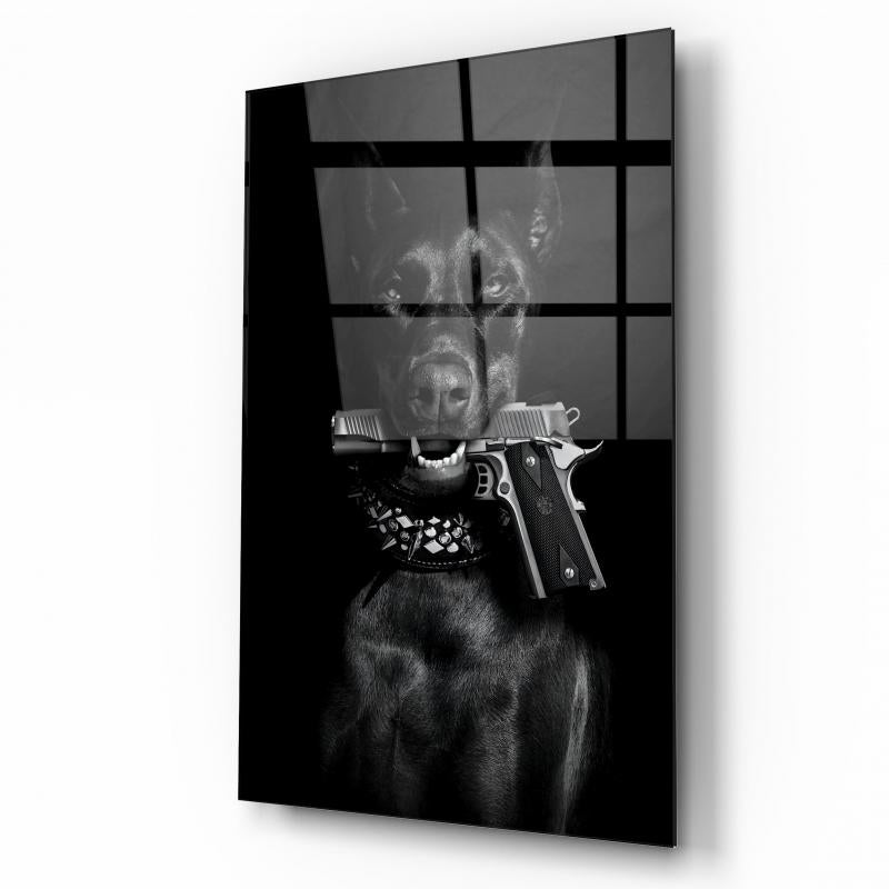 Köpek Dikey Cam Tablo