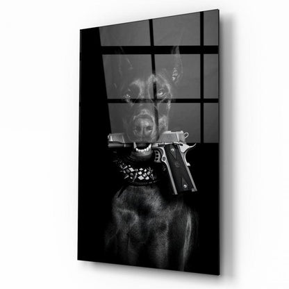 Köpek Dikey Cam Tablo