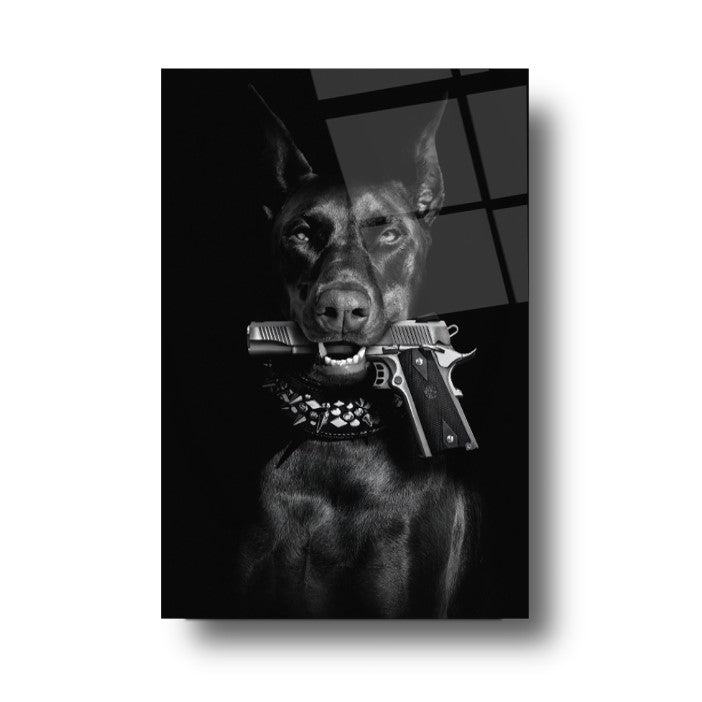 Köpek Dikey Cam Tablo