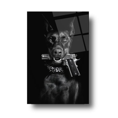 Köpek Dikey Cam Tablo