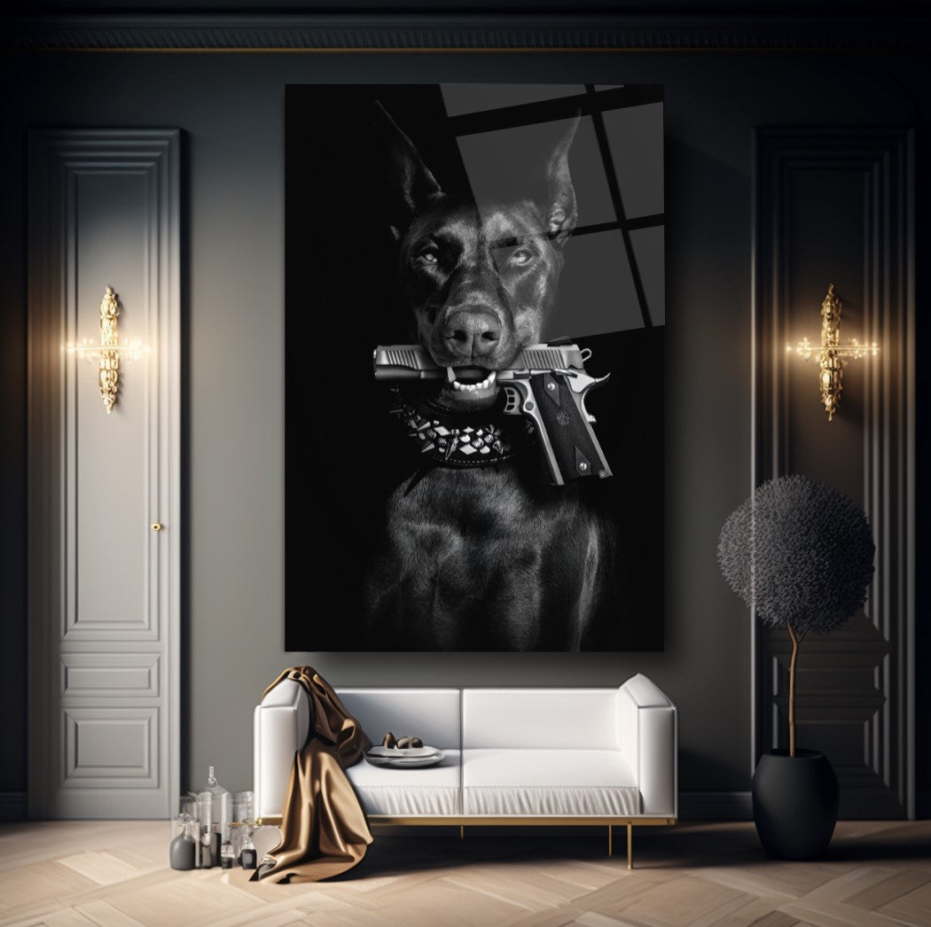Köpek Dikey Cam Tablo