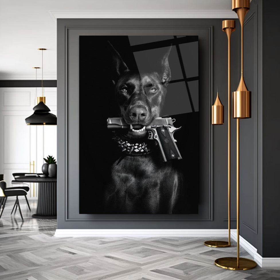 Köpek Dikey Cam Tablo