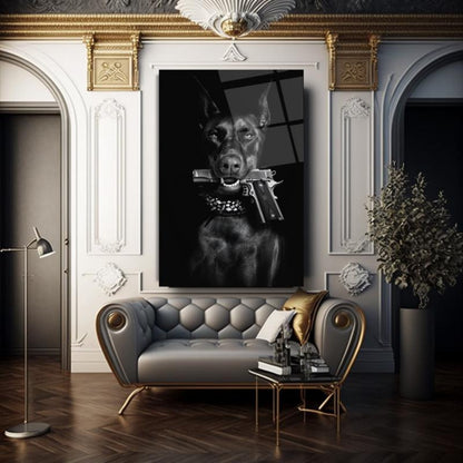 Köpek Dikey Cam Tablo
