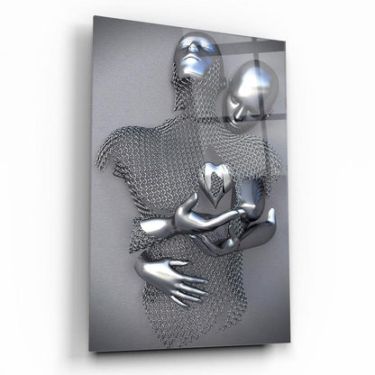 Metal Bedenler Dikey Cam Tablo