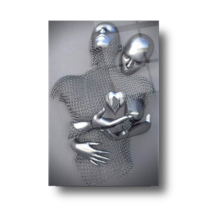 Metal Bedenler Dikey Cam Tablo