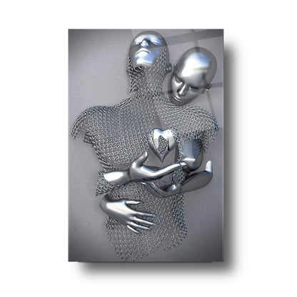 Metal Bedenler Dikey Cam Tablo