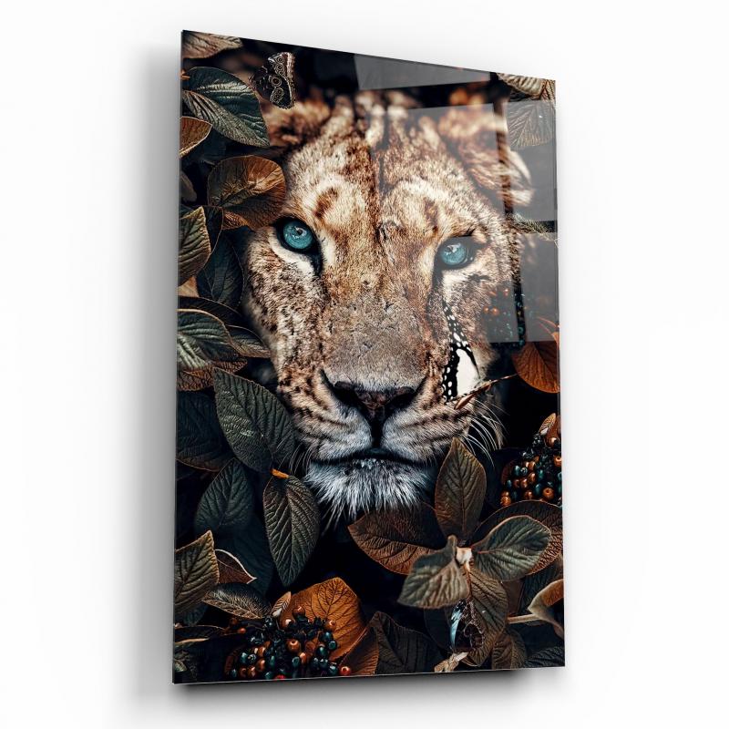 Leopar Dikey Cam Tablo