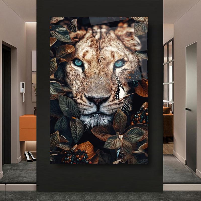 Leopar Dikey Cam Tablo