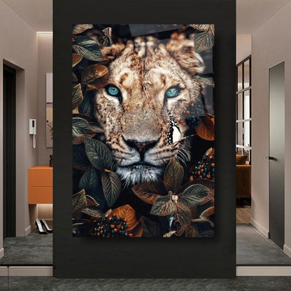 Leopar Dikey Cam Tablo