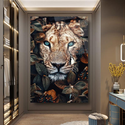Leopar Dikey Cam Tablo