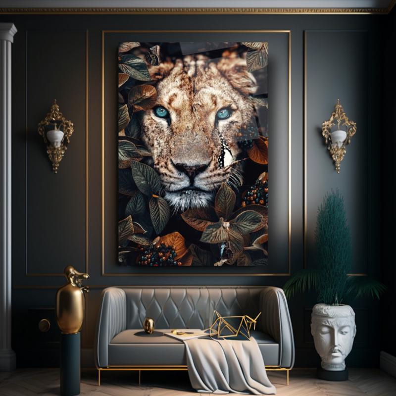 Leopar Dikey Cam Tablo