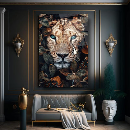 Leopar Dikey Cam Tablo