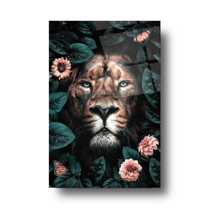 Aslan Dikey Cam Tablo