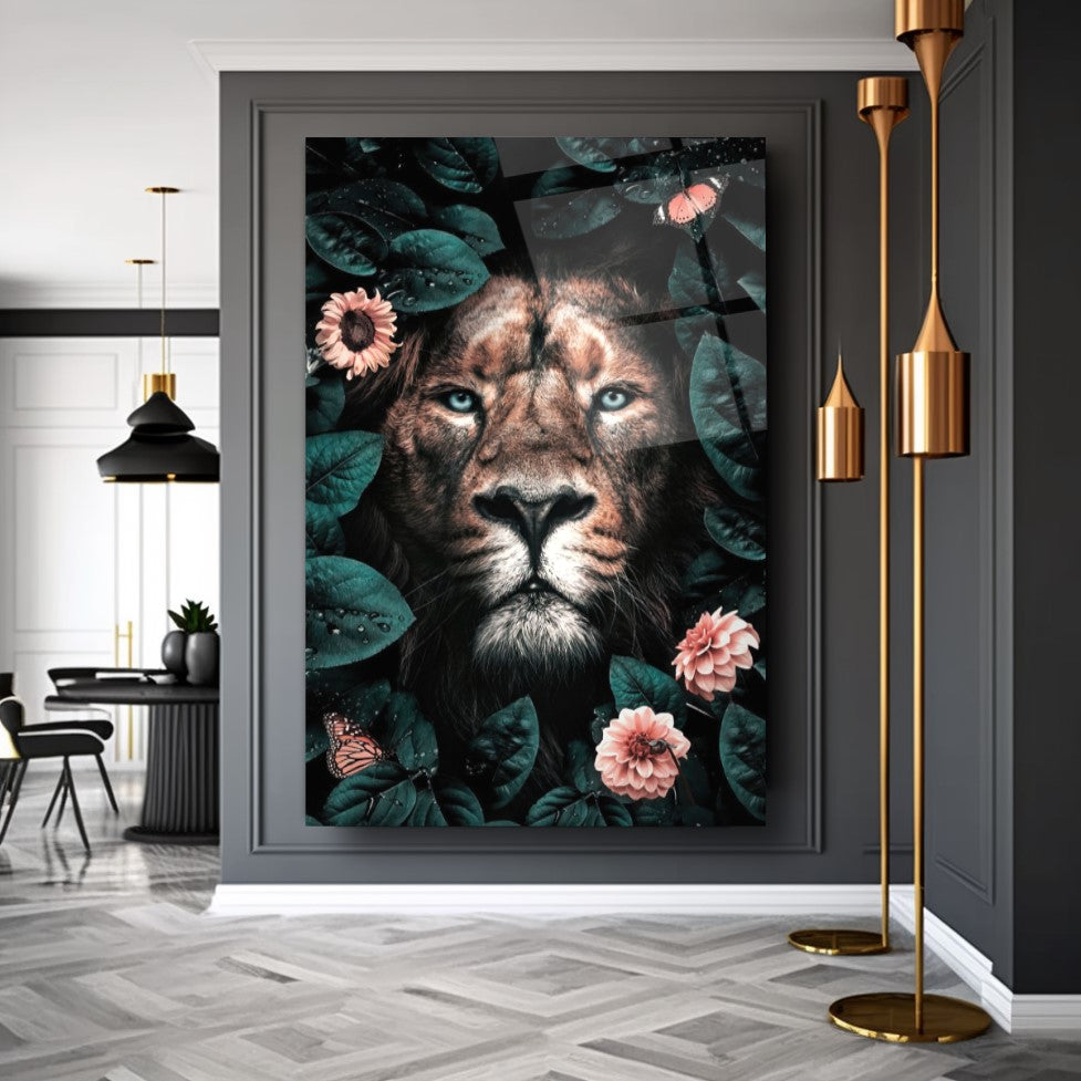 Aslan Dikey Cam Tablo