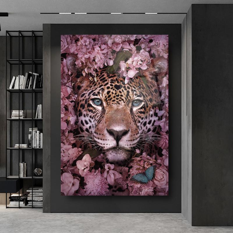 Leopar Dikey Cam Tablo