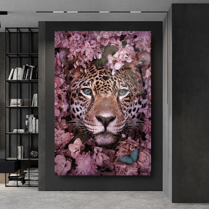 Leopar Dikey Cam Tablo