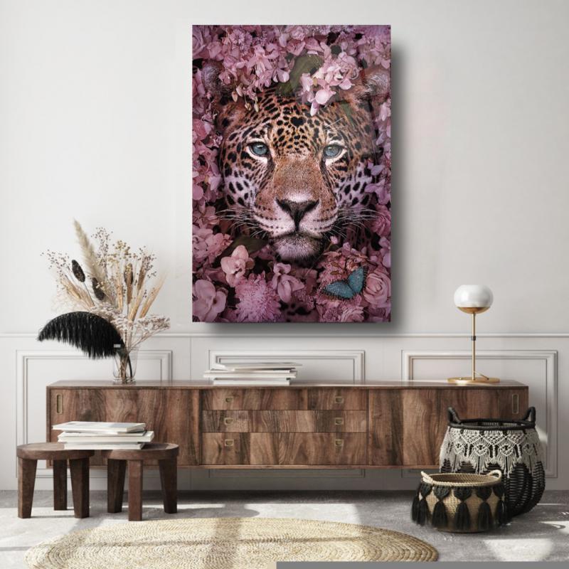 Leopar Dikey Cam Tablo