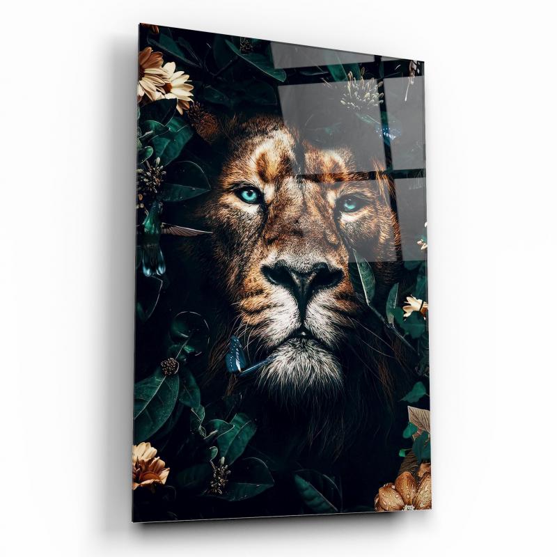 Aslan Dikey Cam Tablo