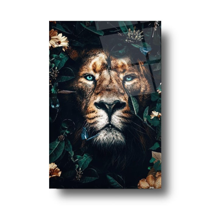 Aslan Dikey Cam Tablo