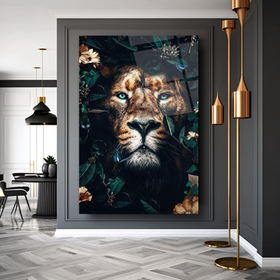 Aslan Dikey Cam Tablo
