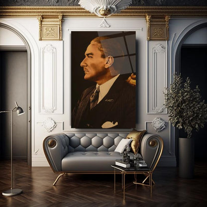 Atatürk Dikey Cam Tablo