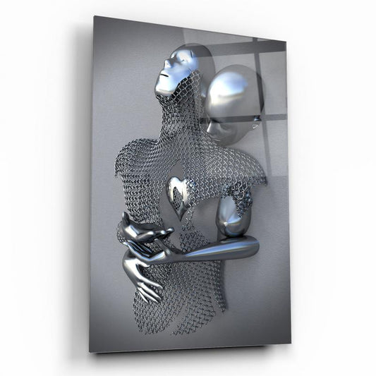 Metal Bedenler Dikey Cam Tablo